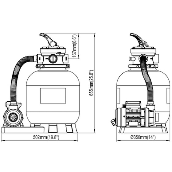 Vidaxl Αντλίες/φίλτρα Άμμου 2 Τεμ. 600 W 17000 Λίτρα / Ώρα image 5