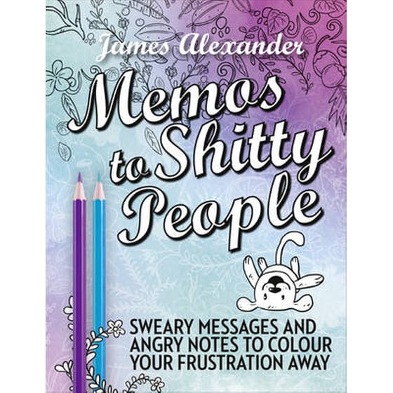 Memos to Shitty People- A Delightful & Vulgar Adult Coloring Book 2 image 0