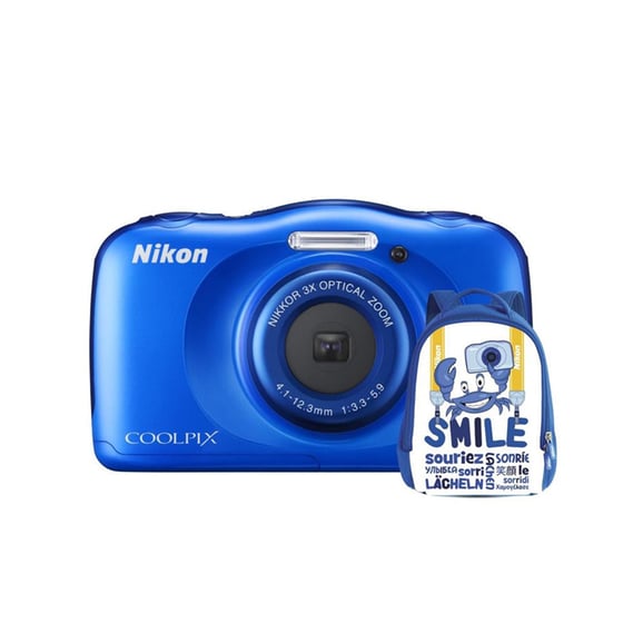 Compact Nikon Coolpix W100 Αδιάβροχη & Τσάντα Μεταφοράς - Μπλε image 0