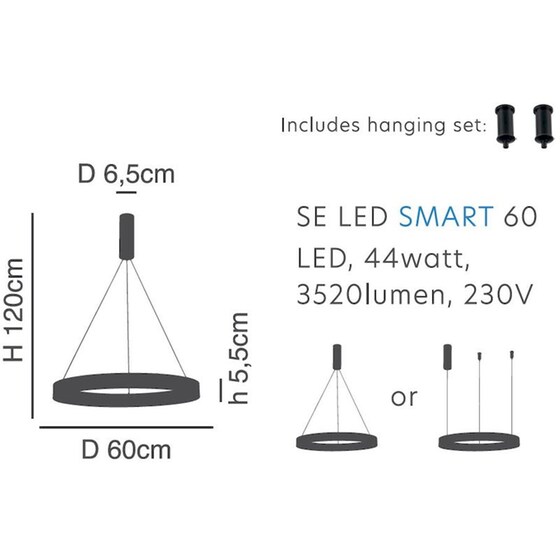 Φωτιστικό Οροφής Led Dimmable Smart Wifi Homelighting Amaya 77-8141 από Αλουμίνιο - Λευκό image 3