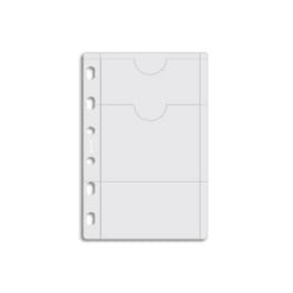 Ανταλλακτικά Pocket Filofax Πλαστική Θήκη Πιστωτικών Καρτών 2 θέσεις