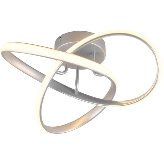 Trio Lighting Πλαφονιέρα Οροφής 40εκ. Μαύρη με Ενσωματωμένο LED image 1