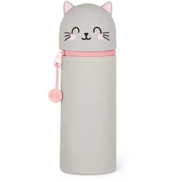 Κασετίνα Βαρελάκι Legami Σιλικόνης 2 in 1 Kawaii Kitty