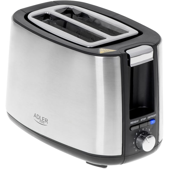 ADLER AD 3214 2 Θέσεων 750W Inox Φρυγανιέρα image 1