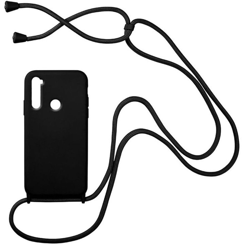 Θήκη Xiaomi Redmi Note 8 - Sonique Carryhang Με Κορδόνι - Μαύρο
