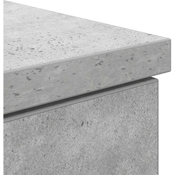 Γραφείο VidaXL από Επεξεργασμένο Ξύλο 86x49x76 cm - Γκρι Σκυροδέματος image 9