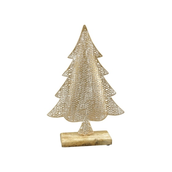 Στολίδι Δέντρο Dore Gold Metal/Wood image 0