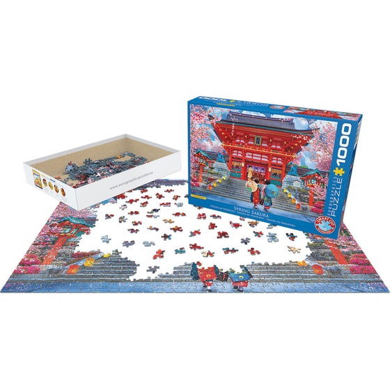 Παζλ Eurographics Spring Sakura by Lars Stewart (1000 Κομμάτια) image 2