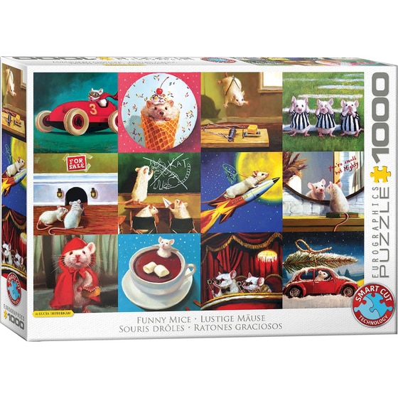 Παζλ Eurographics Funny Mice by Lucia Heffernan (1000 Κομμάτια) image 0