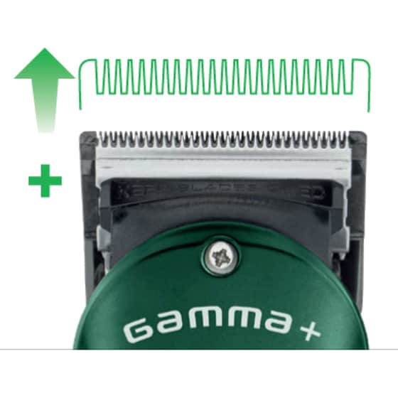 Επαγγελματικό Trimmer GAMMA PIU SKIN Επαναφορτιζόμενο Πράσινο image 2
