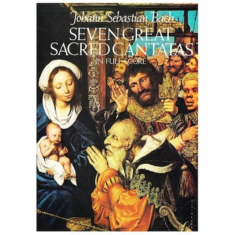 DOVER PUBLICATIONS Βιβλίο Για Σύνολα Dover Publications Bach - Seven Great Sacred Cantatas [full Score]