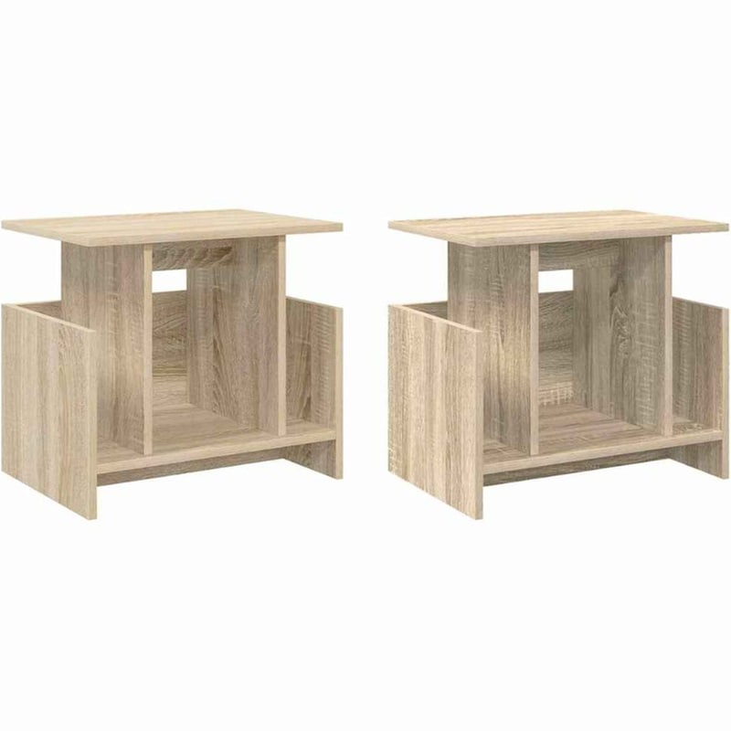 Έπιπλο Τηλεόρασης VidaXL 2 τμχ 50 x 35 x 45 cm - Sonoma Δρυς