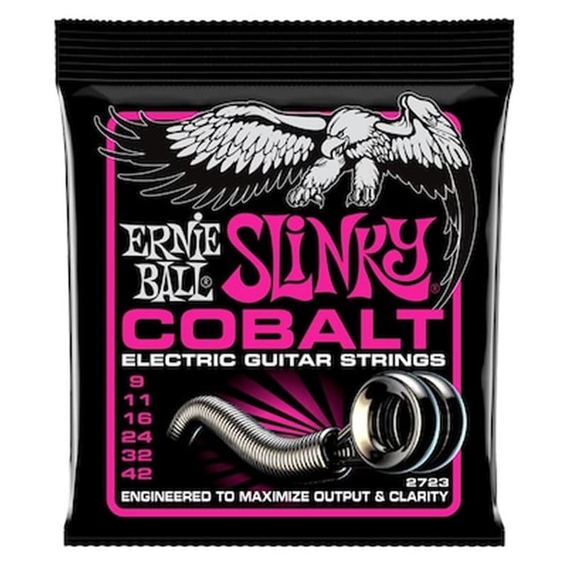 ERNIE BALL Σετ 6 Χορδές Ηλεκτρικής Κιθάρας Ernie Ball Cobalt Slinky 2723 009-042