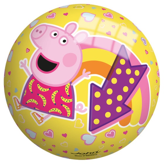 Παιδική Μπάλα Παραλίας John Hellas Peppa Pig - Κίτρινη image 0