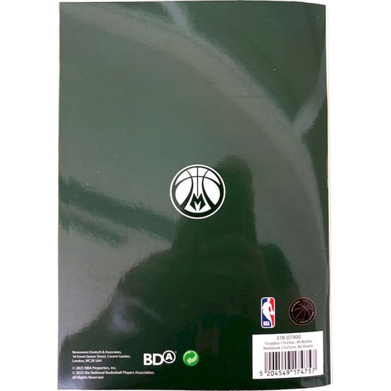 Τετράδιο Σημειώσεων Back Me UpB6 40 Φύλλων NBA Giannis Antetokounmpo image 1