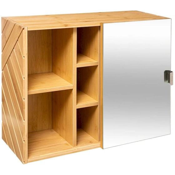 Ντουλάπι Μπάνιου Spitishop F-v Sliding Mirror 174653 από MDF 54x20x44.5cm - Φυσικό image 0