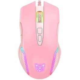 Onikuma CW905  Gaming Ενσύρματo Ποντίκι RGB - Ροζ