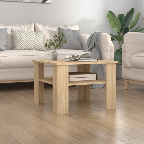 Τραπεζάκι Σαλονιού VidaXL από Μοριοσανίδα 60x60x42cm - Καφέ image 2