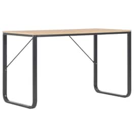 Γραφείο Μελέτης VidaXL από Μοριοσανίδα 120x60cm - Δρυς/Μαύρο