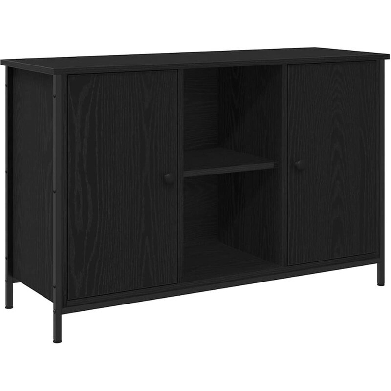Έπιπλο Τηλεόρασης VidaXL 101 x 35 x 65 cm - Μαύρη Οξιά