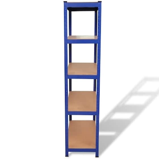 Vidaxl Ραφιέρα Αποθήκευσης 2 Τεμ. Μπλε image 5