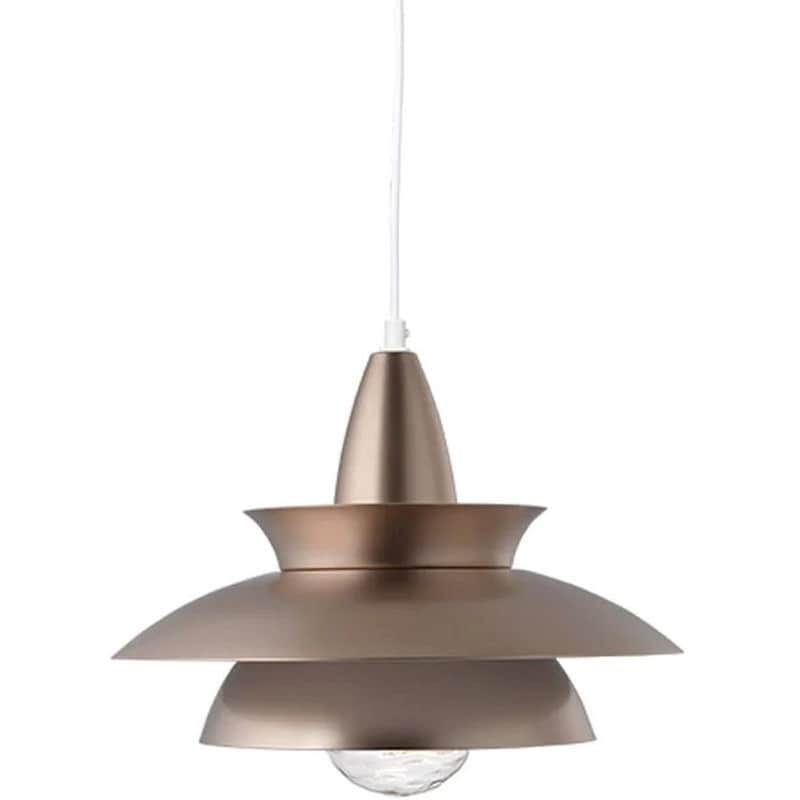 Φωτιστικό Οροφής Μονόφωτο Aca Brooklyn Ks07881pcg Μεταλλικό - Χρυσό/Μπρονζέ ACA DECOR