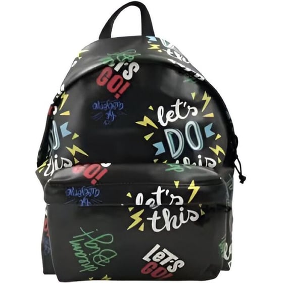 Τσάντα Πλάτης City Drop Leather Dream Black 2 Θηκών Μαύρο image 0