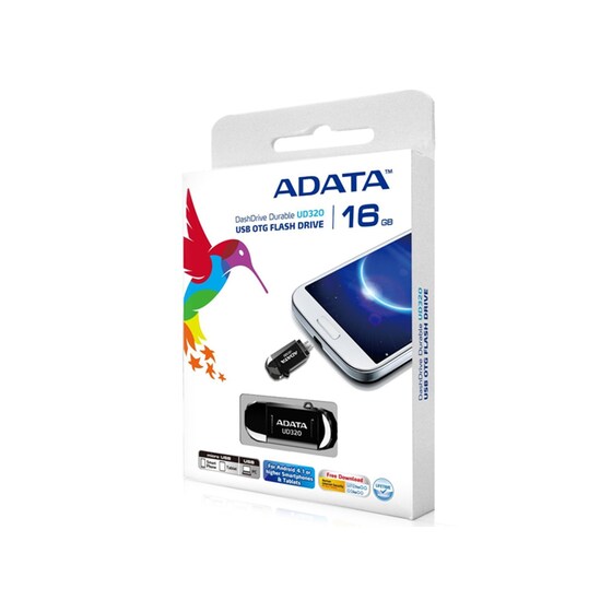 Micro USB stick Adata DashDrive Durable 16GB 2.0 UD320 Μαύρο image 5