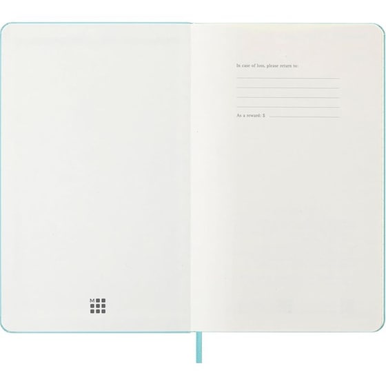Ημερολόγιο Εβδομαδιαίο Moleskine 2025-2026 18Μ Large Aquamarine Hard image 3