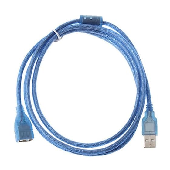 Kaliton Καλώδιο Επέκτασης Usb 2.0 Τύπου-α Αρσενικό Σε Usb 2.0  Τύπου-α Θηλυκό Μπλε 1,5m 400300370 image 0