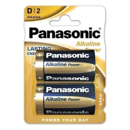 Panasonic Αλκαλικές Μπαταρίες LR20APB D 1.5V 2τμχ