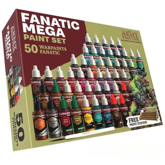 The Army Painter - Warpaints Fanatic: Mega Paint Set (50 Χρώματα Μοντελισμού (18ml) image 0