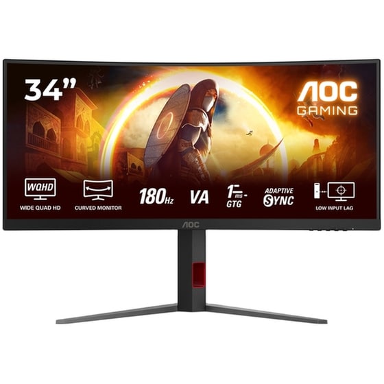 AOC CU34G4 Gaming Monitor 34" WQHD VA Curved 180Hz 1ms image 0