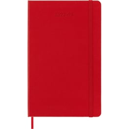 Ημερολόγιο Moleskine 2023-2024 18Μ Εβδομαδιαίο Large Hard Scarlet Red