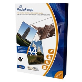 ΧΑΡΤΙ MEDIARANGE HI-GLOSSY A4 220gr 100Φ
