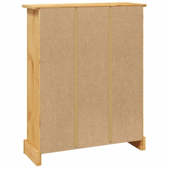 Βιβλιοθήκη VidaXL από Μασίφ Ξύλο Πεύκου 81x29x100 cm - Καφέ image 5