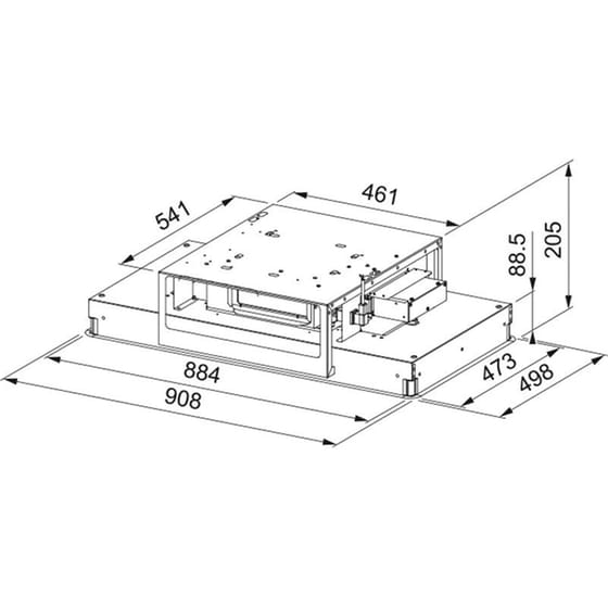 FABER 350.0663.964 91 cm Λευκό Μηχανισμός Απορρόφησης image 2