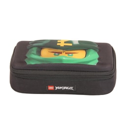 Κασετίνα Οβάλ Lego Bags 3D Ninjago Green Μονή