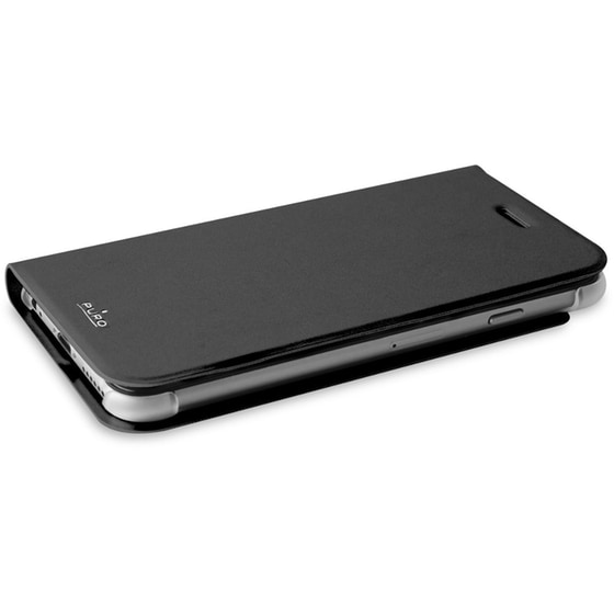 Θήκη iPhone 6/6S Plus - Puro Stand Wallet Μαύρο image 3