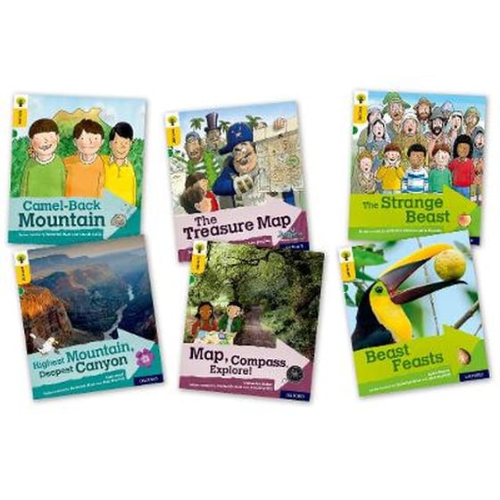 Oxford Reading Tree Explore with Biff, Chip and Kipper: Oxford Level 5: Mixed Pack of 6 image 0