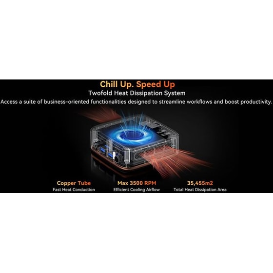 Desktop Blackview MP20 Mini (N150/16GB/512GB SSD/UHD Graphics/Win11Pro) image 10