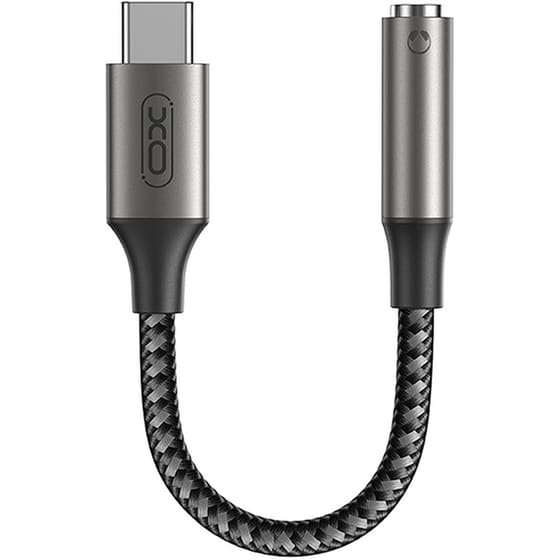 Αντάπτορας XO NB257C USB-C Male σε 3.5mm Female - Γκρι image 2