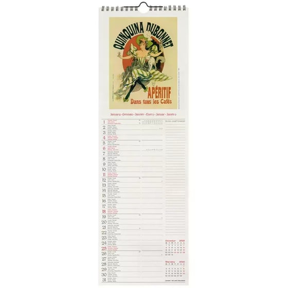 Ημερολόγιο Τοίχου Legami 2026 Belle Époque 16x49cm image 1