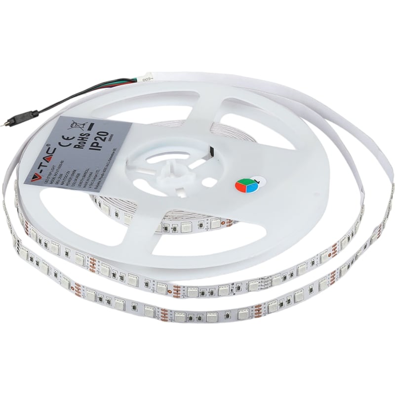 V-TAC Tαινία Led V-Tac 5 Μέτρων SMD5050 για Εσωτερική Χρήση - 60 Led