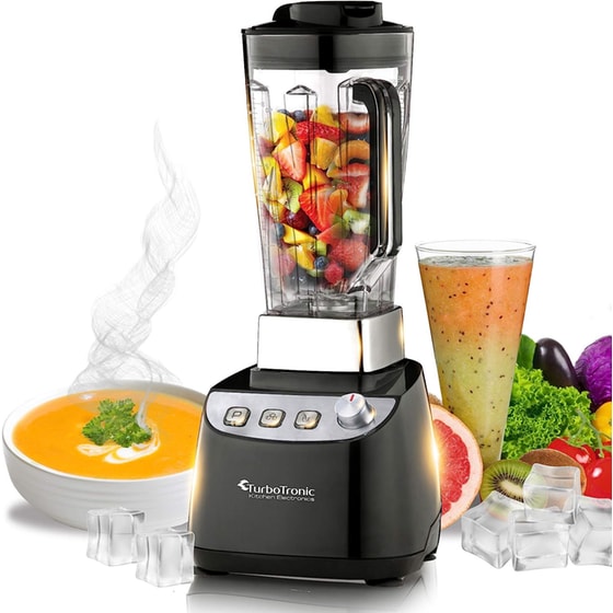 Μπλέντερ TURBOTRONIC ChopMaster TT-PB600 1.8 L 1500 W Μαύρο image 6