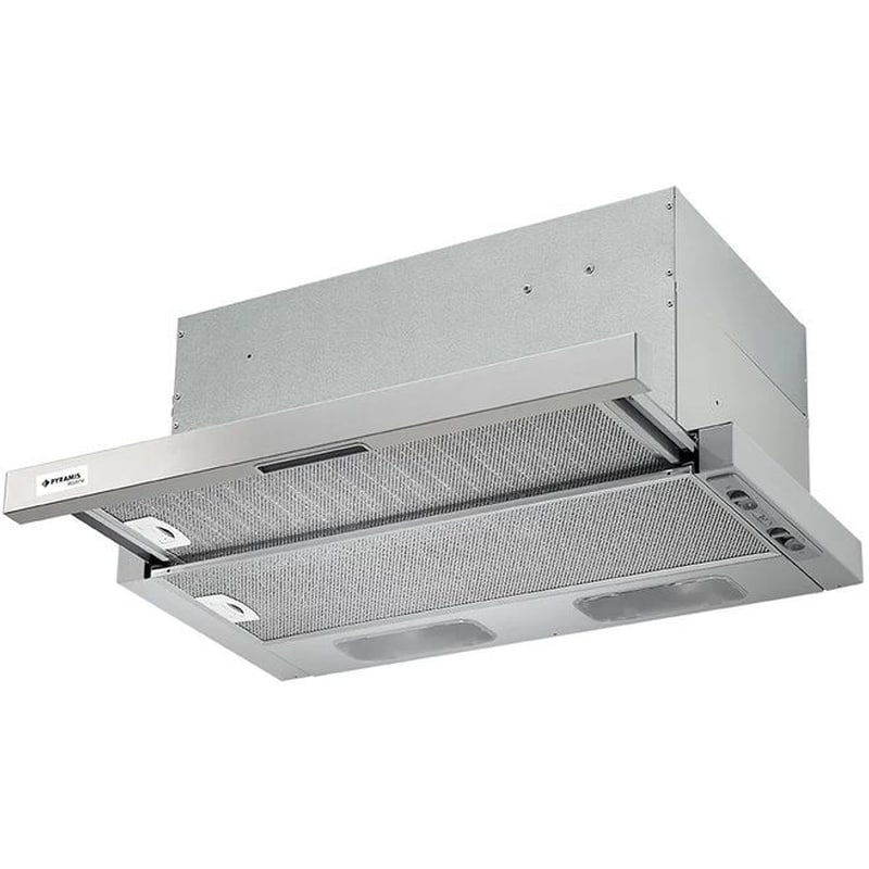 PYRAMIS 14889 TURBO ECOLINE 60cm Inox Απορροφητήρας Συρόμενος