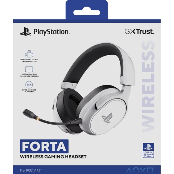 Gaming Ασύρματα Ακουστικά Κεφαλής Trust GXT 499 Forta - White image 13