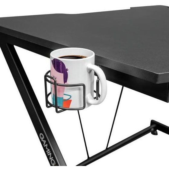 Γραφείο Gaming Trust από MDF 120x72cm - Μαύρο image 5