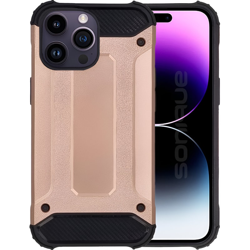 Θήκη Apple iPhone 14 Pro Max - Sonique Heavy Armor - Ροζ Χρυσό