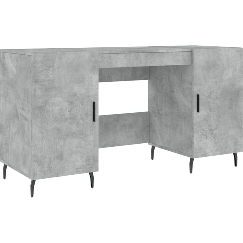 Γραφείο VidaXL από Επεξεργασμένο Ξύλο 140x50x75 cm - Γκρι Σκυροδέματος